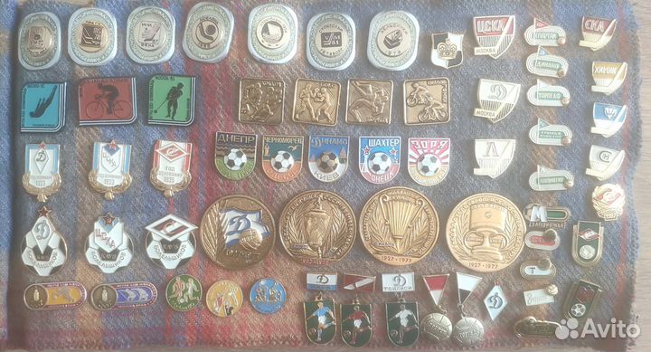 Значки СССР спортивные