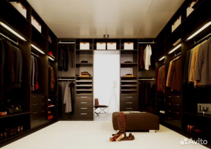 Гардеробные системы по размерам