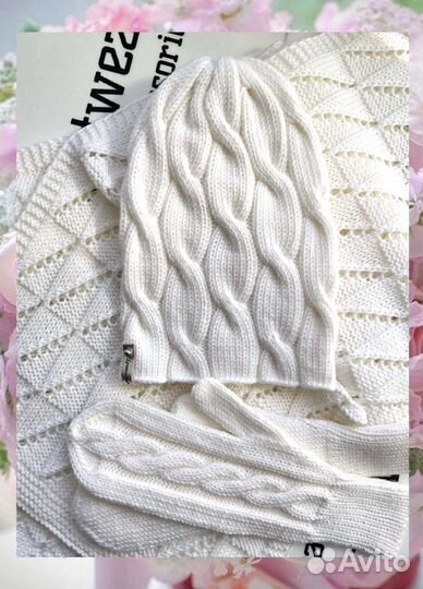 Шапка с косами