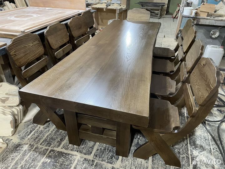 Стулья из массива дерева Викинг