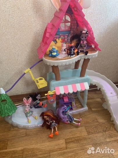 Домик enchantimals шале с куклами