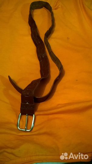 Детский брючный ремень Кожа СССР