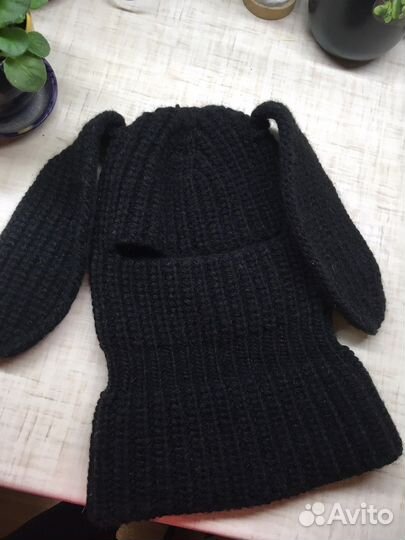 Шапка балаклава с ушками