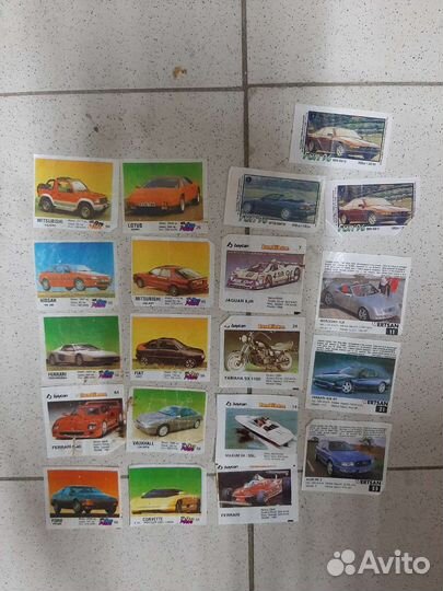 Вкладыши от жвачки turbo турбо