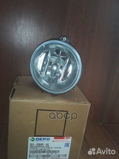 Фара противотуманная правая Nissan Kubistar 03