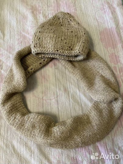 Комплект шарф с шапкой