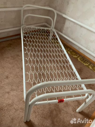 Кровать металлическая односпальная