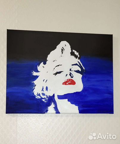 Картина акрилом на холсте