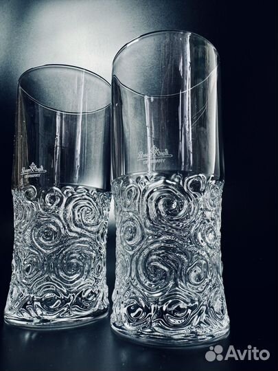 Rosenthal Высокие стаканы хрусталь Германия