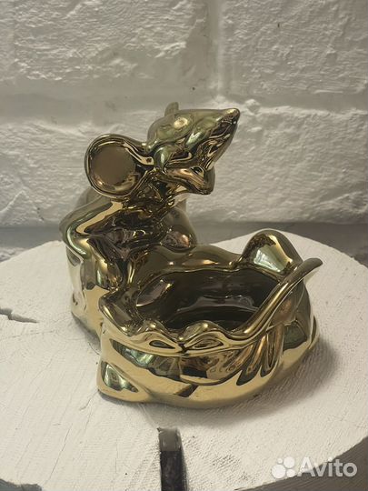 Конфетница / Статуэтка Мышка. СССР