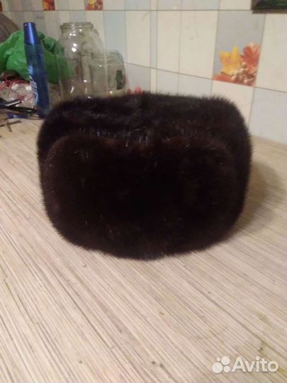 Норковая шапка мужская