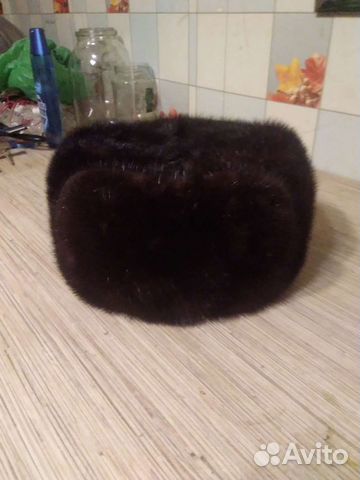 Норковая шапка мужская