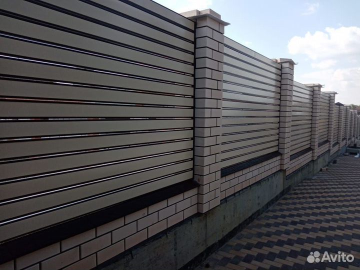 Заборы из планкена