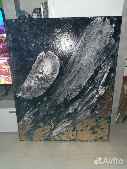 Абстракция в интерьер 80х100см