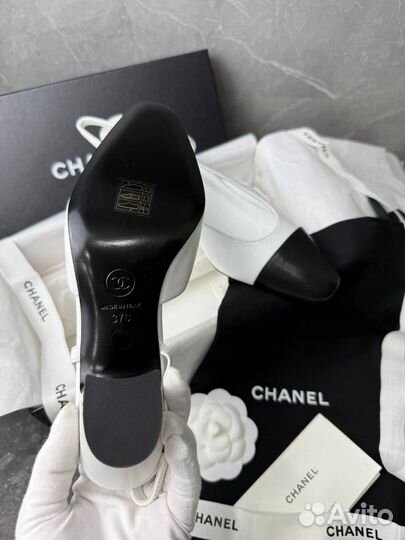 Туфли chanel слингбэки