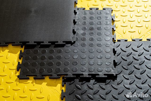 Модульная плитка пвх бу