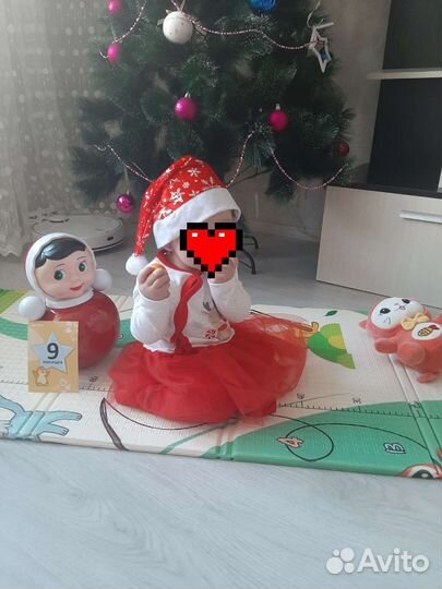 Новогодний костюм для девочки 74