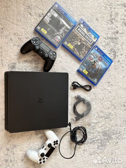 Sony PS4 slim 1tb + ps deluxe 5 месяцев