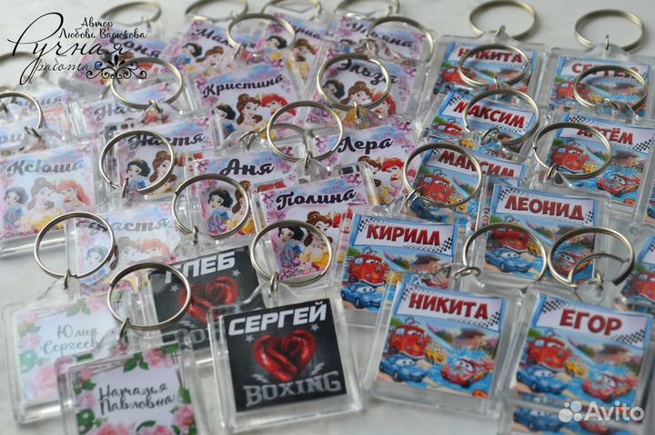 Изготовление брелков /магнитов