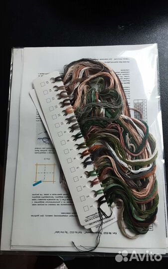 Набор для вышивания остатки