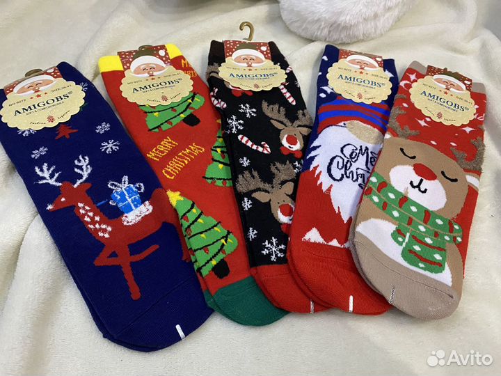 Носки новогодние