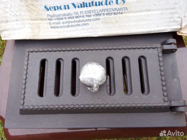 Дверца для печки со стеклом