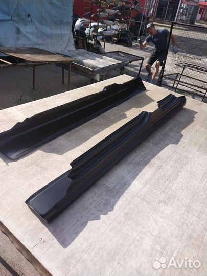 Накладки на пороги chevrolet niva до 2009 года