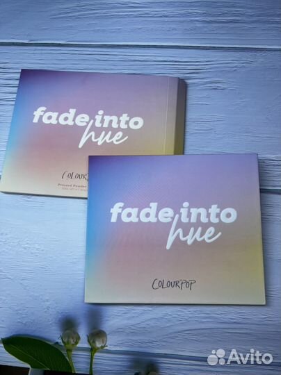 Палетки теней colourpop fade into hue