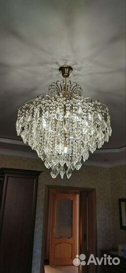 Люстра хрустальная чехия
