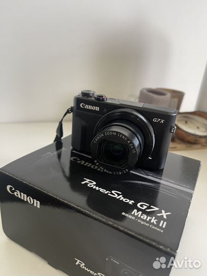 Фотоаппарат Canon PowerShot G7X Mark II
