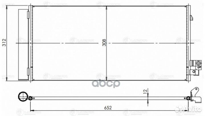 Радиатор кондиционера для а/м BMW 3 (G20) (18)