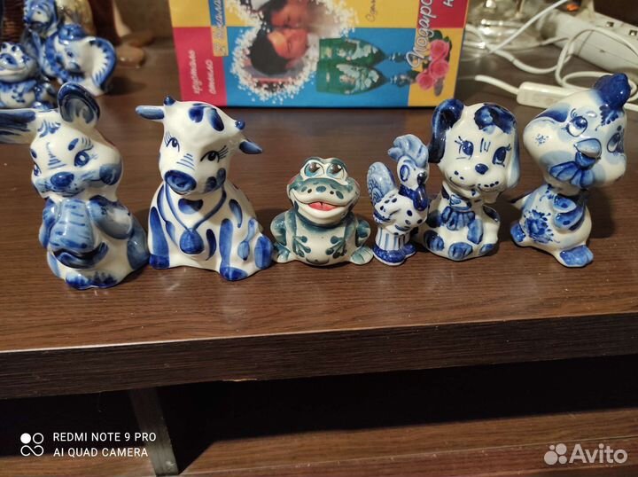 Фигурки гжель