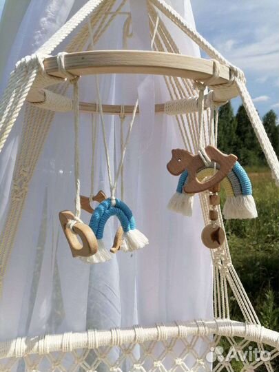 Люлька с балдахином