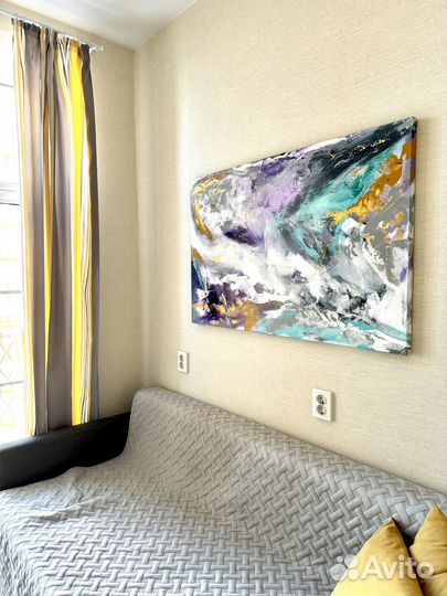 Картина абстракция большая