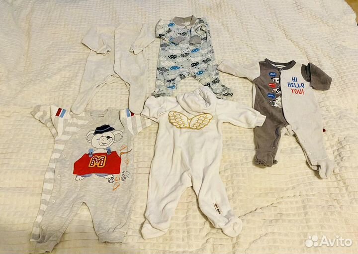 Вещи пакетом на мальчика от 3 до 6 мес