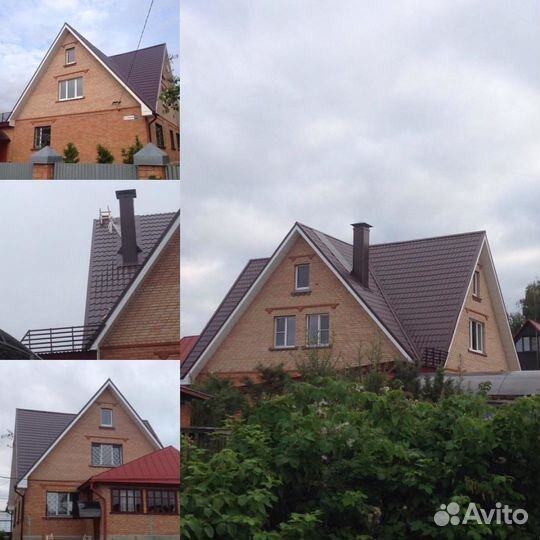 Ремонт крыш. Возведение крыш. Снегодержатели