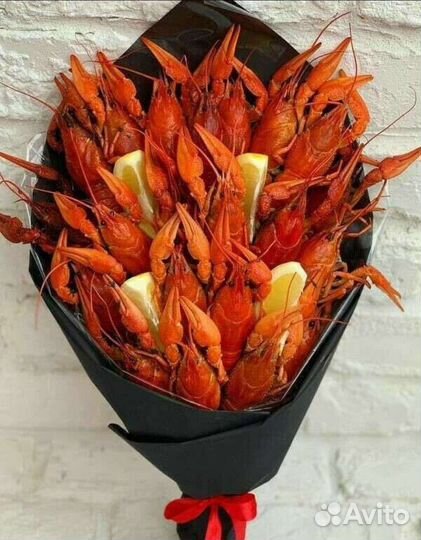 Мужской букет из раков