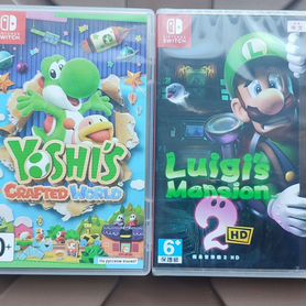 Yoshis crafted world и Luigi's mansion 2 hd