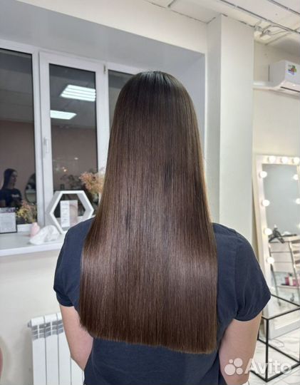 Кератиновое выпрямление волос,ботокс,нанопластика