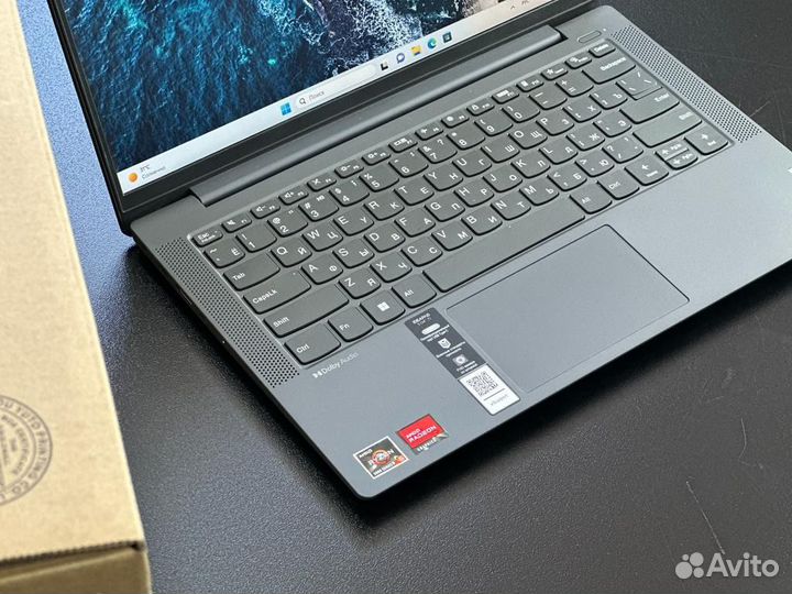 Lenovo новый на Ryzen 5/ozy 16/ssd 512/IPS