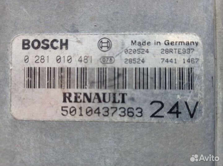 Блок управления двигателем Renault Magnum