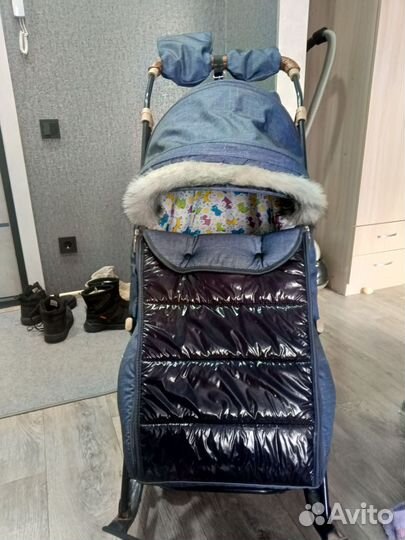 Детские санки коляска