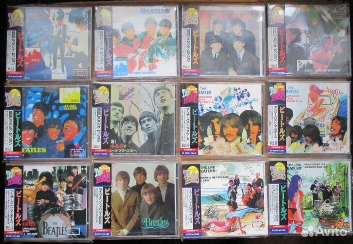 The Beatles Japan OBI CDs Mint