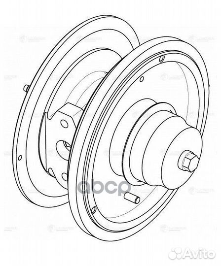 Турбокомпрессор б/корп. (картридж) для а/м Ford