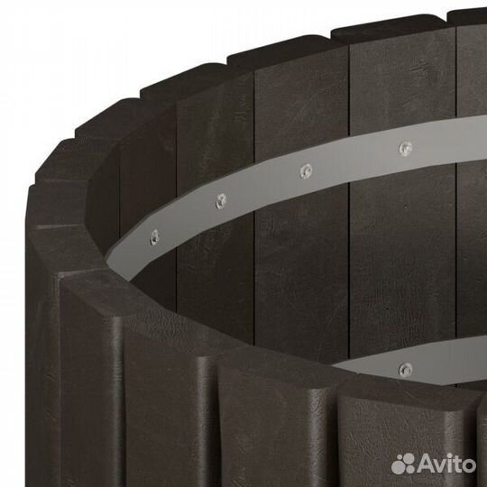 Кашпо из ламелей