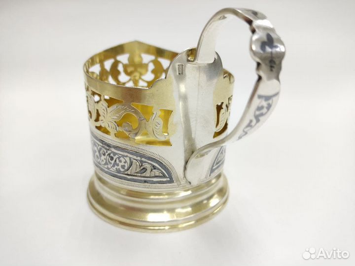 Серебряный подстаканник. Кубачи