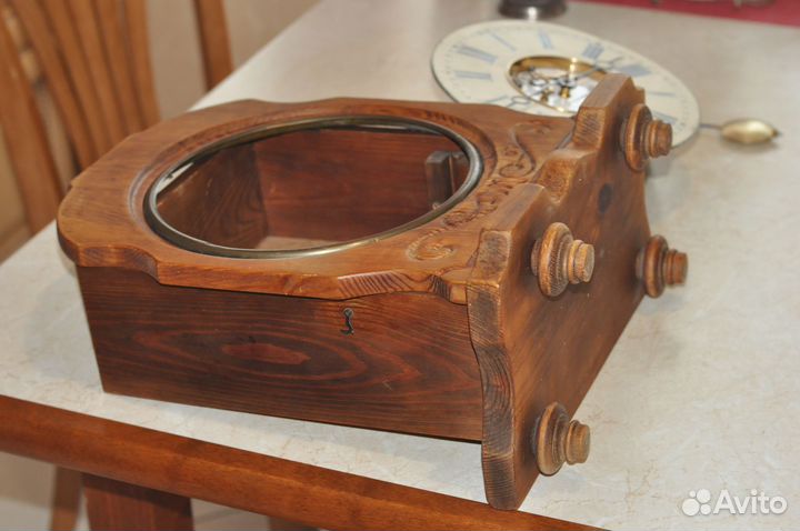 Часы Lenzkirch с выносным анкером старинные 500