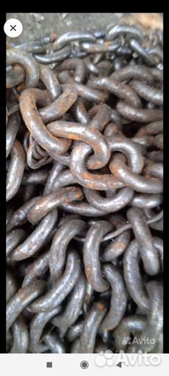Цепь металлическая, стальная из СССР