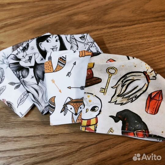 Медицинская шапочка двусторонняя