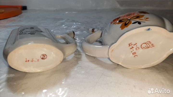 Кружка Поилка Бюветница СССР 2 шт